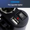 12-24В Мотоциклетное крепление на руль с гнездом для зарядки телефона, USB-адаптером питания и водонепроницаемой крышкой - Адаптер для зарядки автомобиля для GPS-навигации, DVR