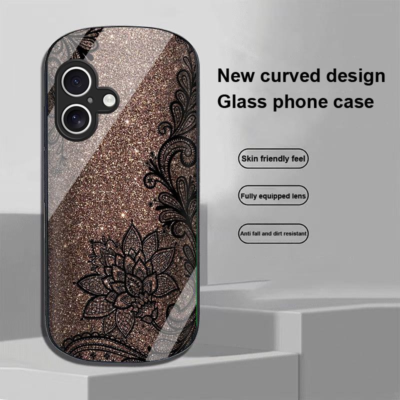 Красочный Цветочный Тотем Для Apple IPhone 16 11 13 15 14 Pro Max 12 Mini 7 8 Plus XR XS Чехол для телефона из закаленного стекла эллиптической формы