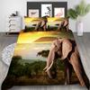 Tiger Elephant Series Quilt Cover Pillowcase Three-piece Polyester 3D Digital Printing