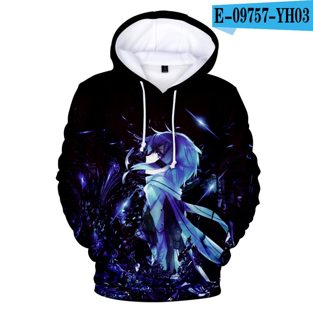 Sword Art Online 3D Printed Hoodies Fashion Casual Sweatshirts Men Women Harajuku Streetwear SAO Oversized Hoodies Pullovers