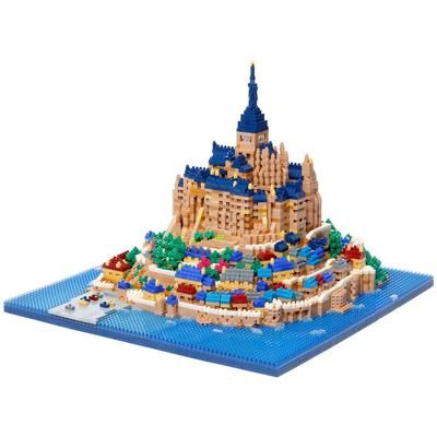 Kawada Nanoblock Mont Deluxe x 28 x 28 Возраст 12+ и Интерьер Издание Saint-Michel, 20,6 см, Вверх, Хобби, NB-059