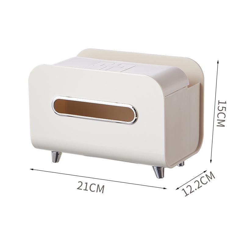 Многофункциональная коробка для салфеток в кремовом стиле с дистанционным держателем для гостиной