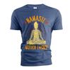 Мужская футболка Namaste с приколом, оскорбительные футболки с шутками, Будда, буддийские футболки для йоги