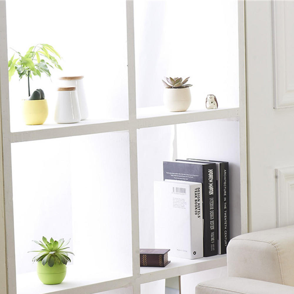 Мини-красочные круглые пластиковые цветочные горшки для растений для домашнего офиса