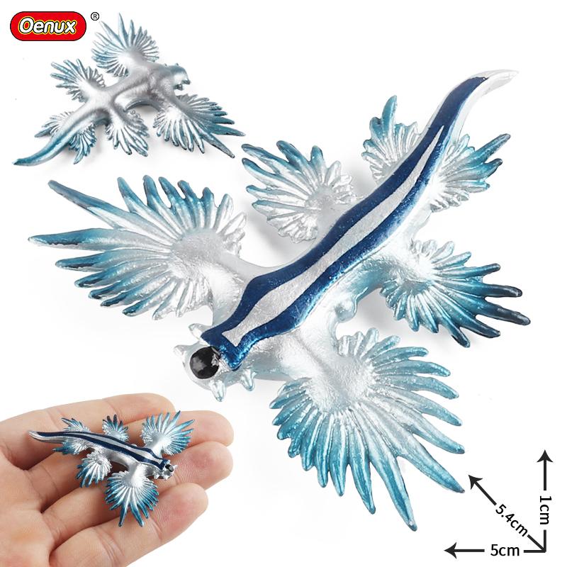Oenux Морские животные Коралл Осьминог Наутилоидея Краб Морская звезда Океан Модель Фигурки Образовательная Коллекция Игрушка Детский Подарок