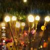 8/10LED Firefly Light RGB Solar Outdoor Firefly Garden Lights Waterproof Swaying Fairy Light for Yard Patio Decoration