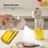 ZISIZ 2-in-1 Glass Oil Sprayer & Dispenser Bottle (3-Pack)