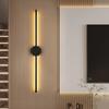 Настенный светильник Светодиодные лампы Внутреннее настенное бра Современная скандинавская спальня рядом с длинной полосой Ночной светильник Внутреннее украшение комнаты Освещение