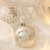 16pcs Champagne Gold White Christmas Balls Shatterproof Christmas Decorations  Home