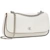 Calvin Klein Elegant Commuter Letter Logo Synthetic Material Shoulder Crossbody Bag Small Women bags Lily-White 4F3172G-FUP