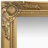 Baroque Style Wall Mirror 40x40 cm Gold