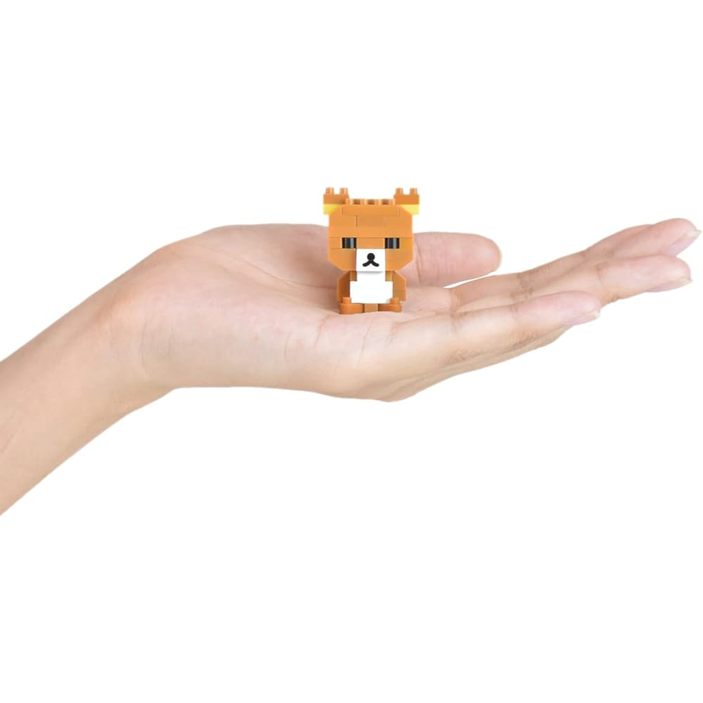 Kawada Nanoblock Мини Рилаккума Том. Набор из 2 коробок 6 штук Коллекционные строительные блоки