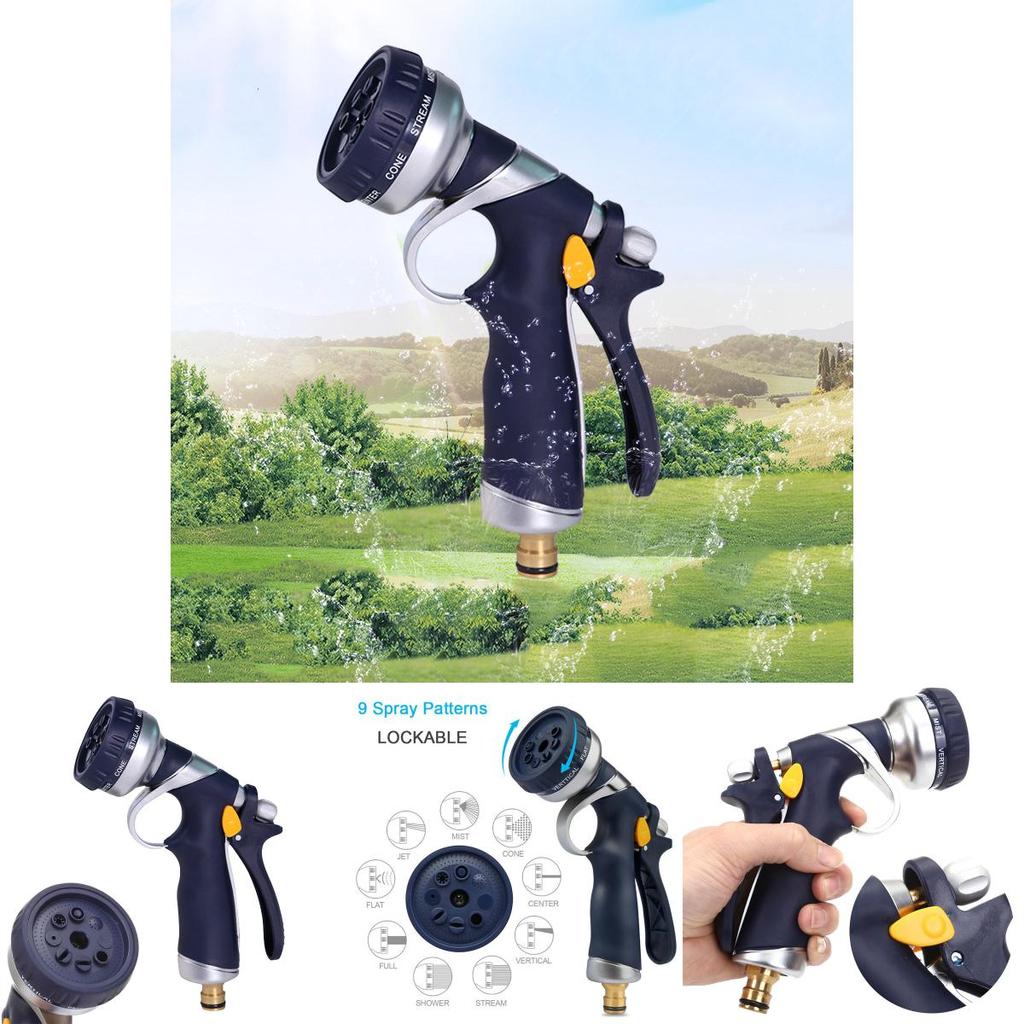 Multi-functional 9-dial Spray Gun Perfect For Car Wash And Garden Watering Needs