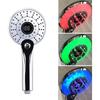 3 Colors LED Shower Head Temperature Control Hand Shower With Digital Temperature Display