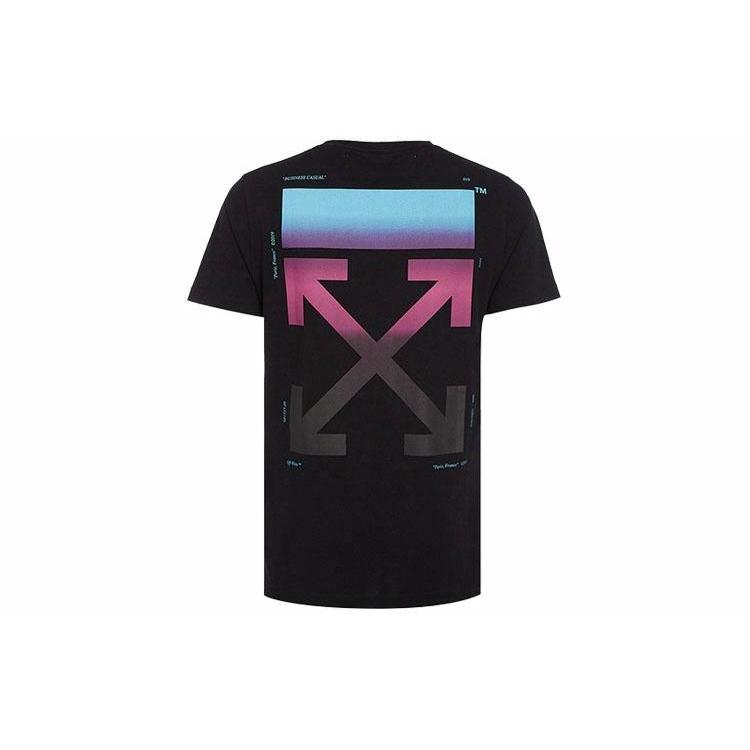 OFF-WHITE logo cotton t-shirt OMAA038F181850051088
