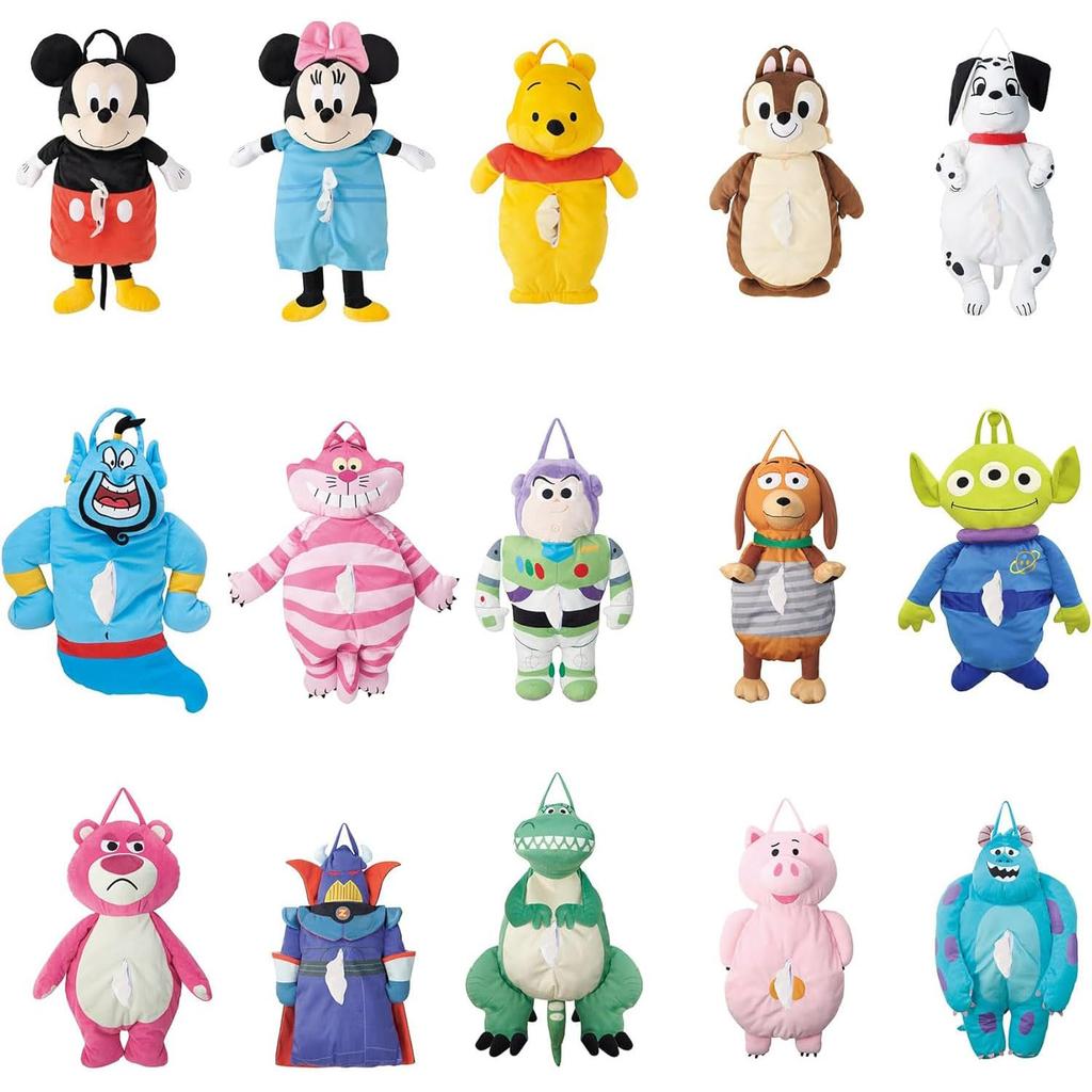 Marushin Disney Winnie the Pooh Tissue H50 X X Cute and 2215026600 Case, W20.1 D6cm, Fluffy/Pooh Design,