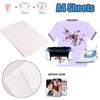 A4 10Pcs Handmade Sewing Stickers Crafts Sewing Heat Transfer Paper Iron-On Paper Patches