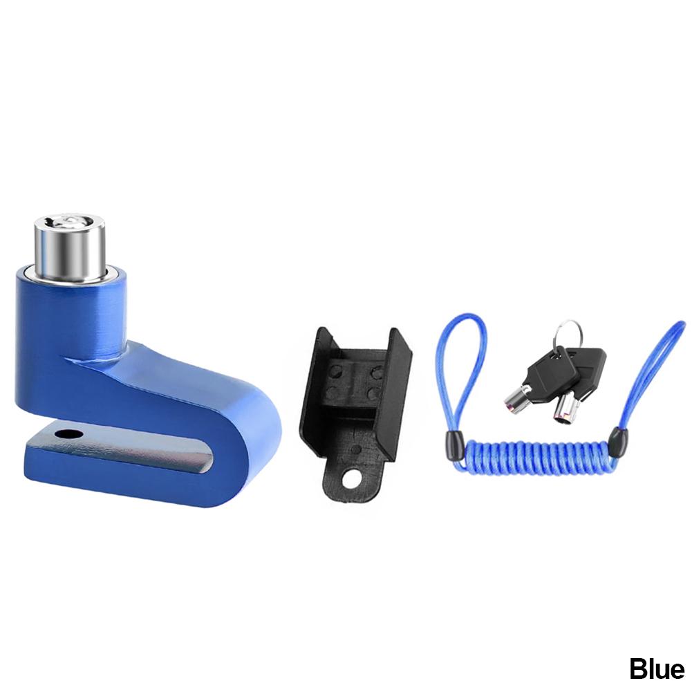 Anti-theft Lock Electric Scooter Disc Brake Lock with Steel Wire Bicycle Mountain Bike Motorcycle Disc Lock Safety Theft