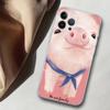 Cute Little Pet Pig Phone Case Silicone Soft for Iphone 14 13 12 11 Pro Mini XS MAX 8 7 6 Plus X XS XR Cover