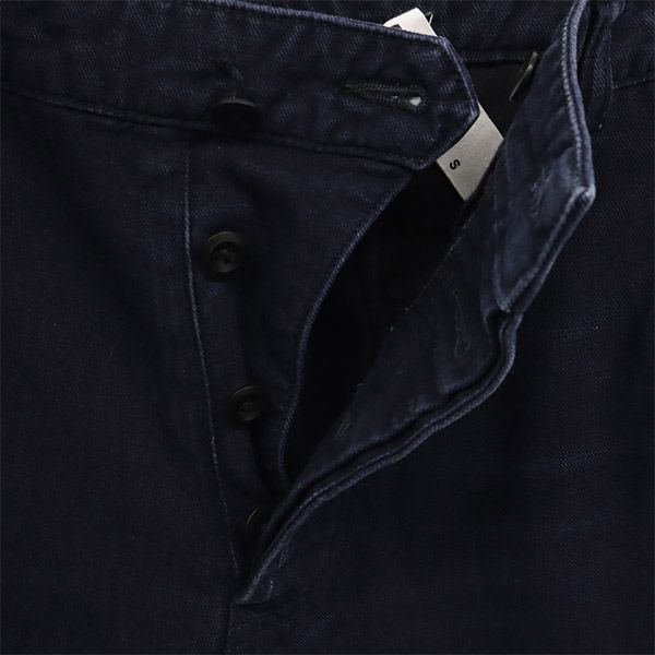 МАРГАРЕТ ХАУЭЛЛ MHL. Джинсы прямого кроя на пуговицах S Темно-синие мужские б/у