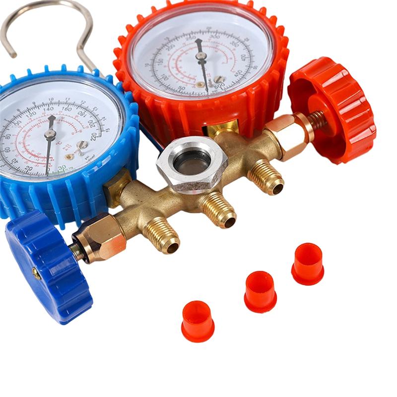 Refrigerant Household Car Air Conditioning Fluoride Adding Tool Kit Replacement For R22 R134A R410A Freon Cool Gas Meter