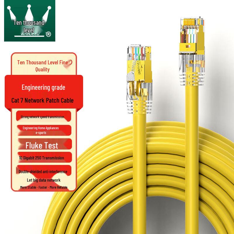 WANJEED High-Speed Shielded Ethernet Patch Cable