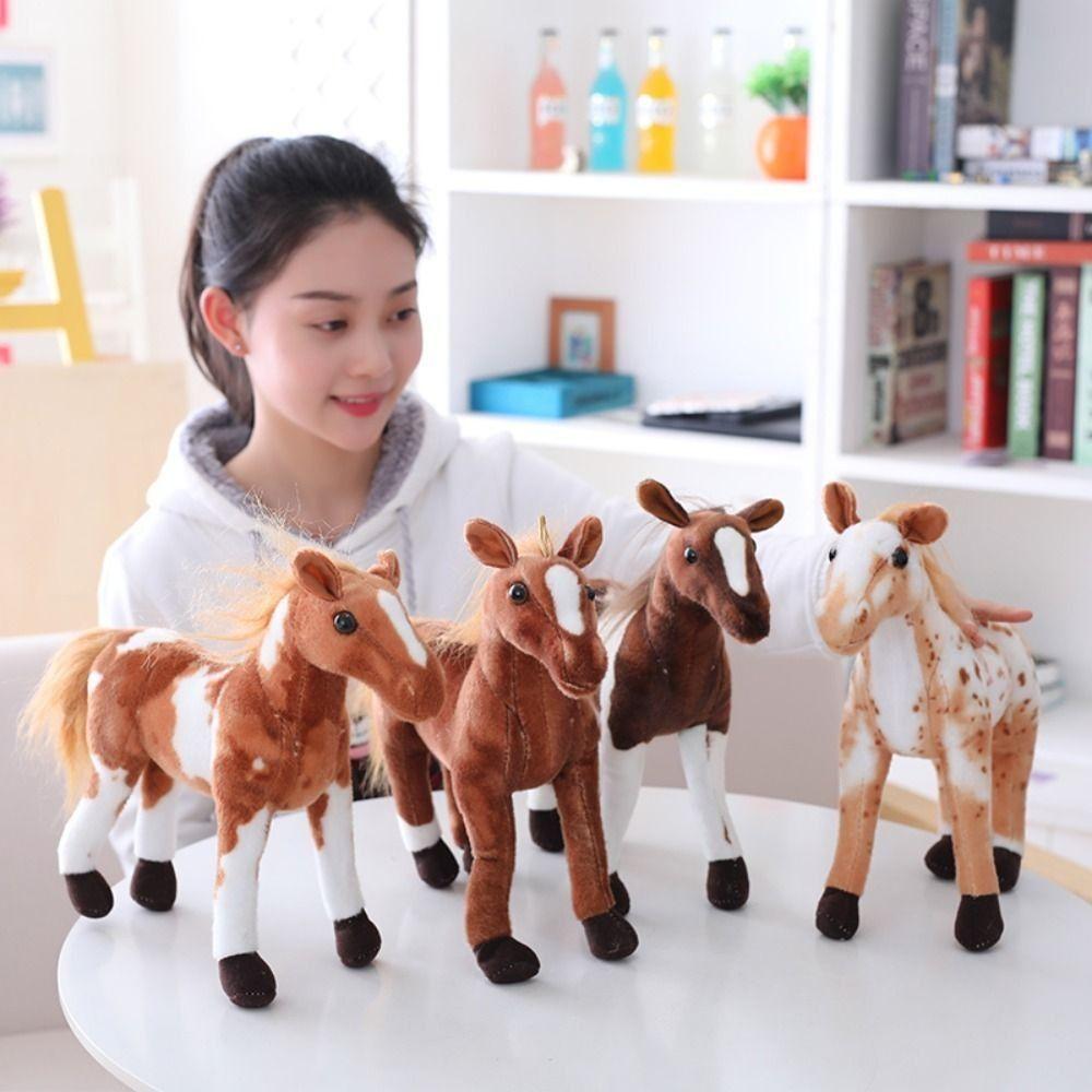 Simulation Horse Simulation Horse Plush Toys Simulation Horse Plush Doll Birthday Gift