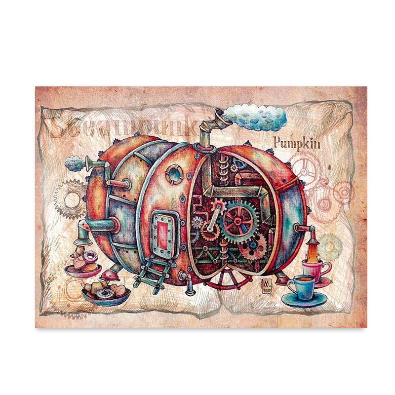 Винтажный граммофон, швейная машинка, холст, картины, классические постеры и принты, настенные картины для гостиной, украшения дома