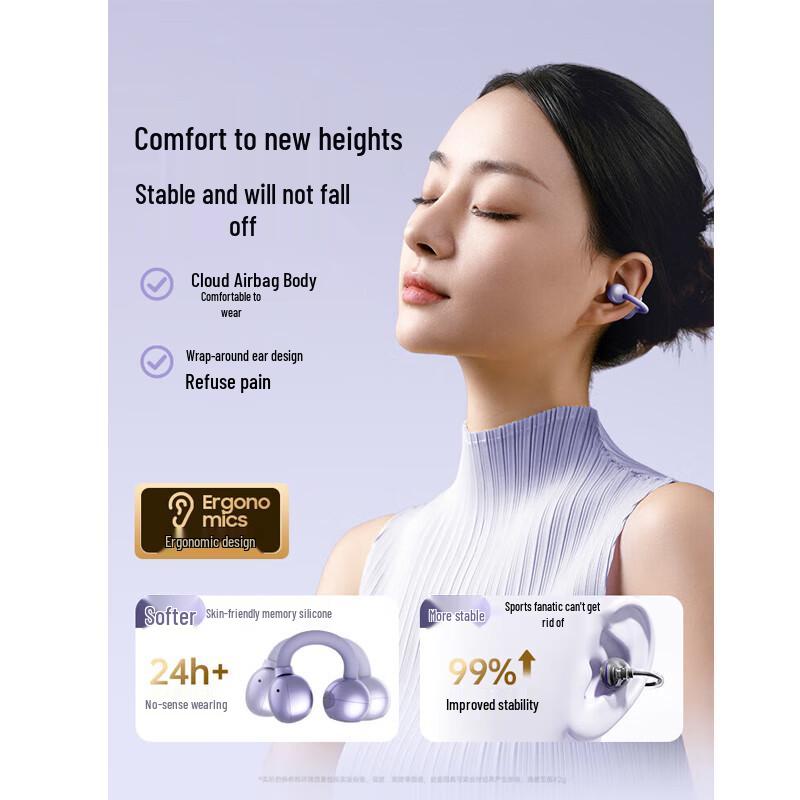XiaoDu G108 AI Open-Ear Clip-On Bluetooth Headphones