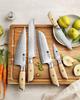 XINZUO Composite Steel 5Pcs Kitchen Knife 3 Layer Clad Steel Chef Knife Set 10Cr15CoMoV Steel Professional Sharp Cooking Knife Stainless Steel Knife