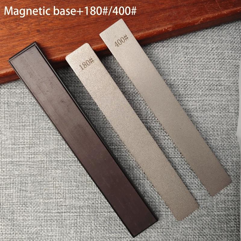 Алмазный точильный камень для точилки для ножей, фиксированный угол, точильный камень, алмазные доводочные камни, магнитное основание