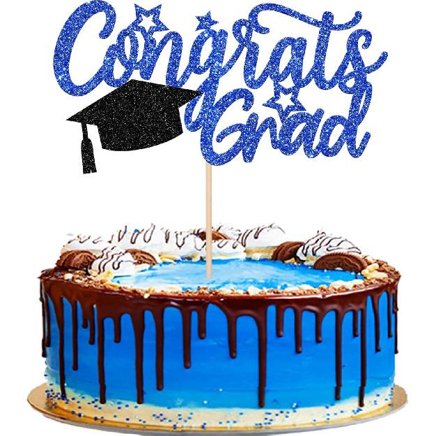 1 PCS High Heel Girl Graduation Cake Topper Black Pink Glitter Done Diploma Class of 2025 Congrats Grad Cap Cake Pick for 2025 Senior High School