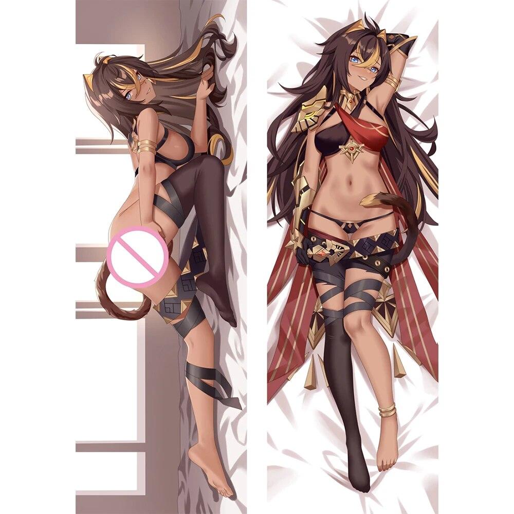 Dakimakura Anime Genshin Impact Dehya Body Pillow Case Cute Otaku Sleeping Cushion Cover Game Character Theme Cosplay Pillowcase