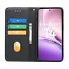For Realme 14 5G Wallet Case Magnetic Closing PU Leather Phone Cover with Wrist Strap