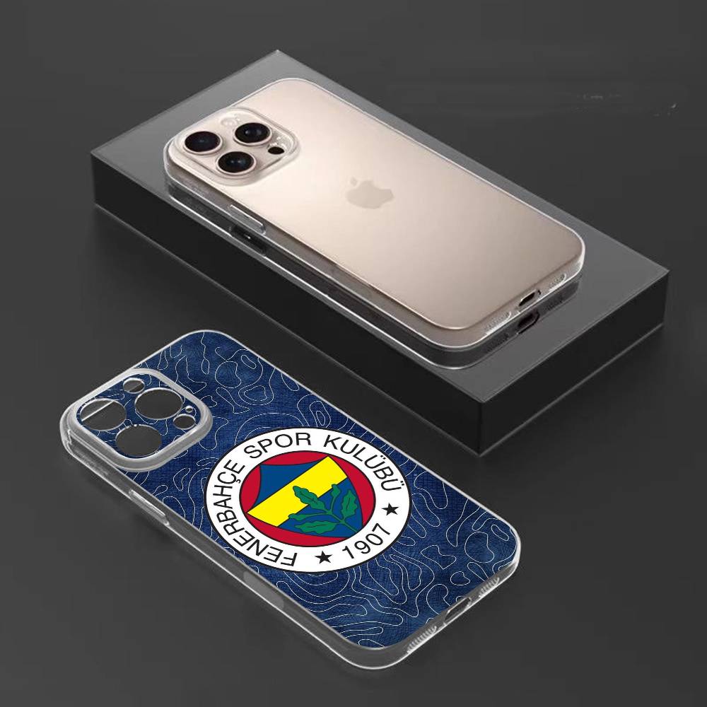 Турция F-F ФенербахчеS-E Чехол для телефона для iPhone17,16,15,14,13,12,11 Plus,Pro Max Мягкий прозрачный чехол