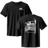 Truck Line Graphic Tee 100% cotton – Diesel Mechanic Inspired Top with Lifted Truck Design, Unisex Streetwear, Perfect Gift for Auto Enthusiasts