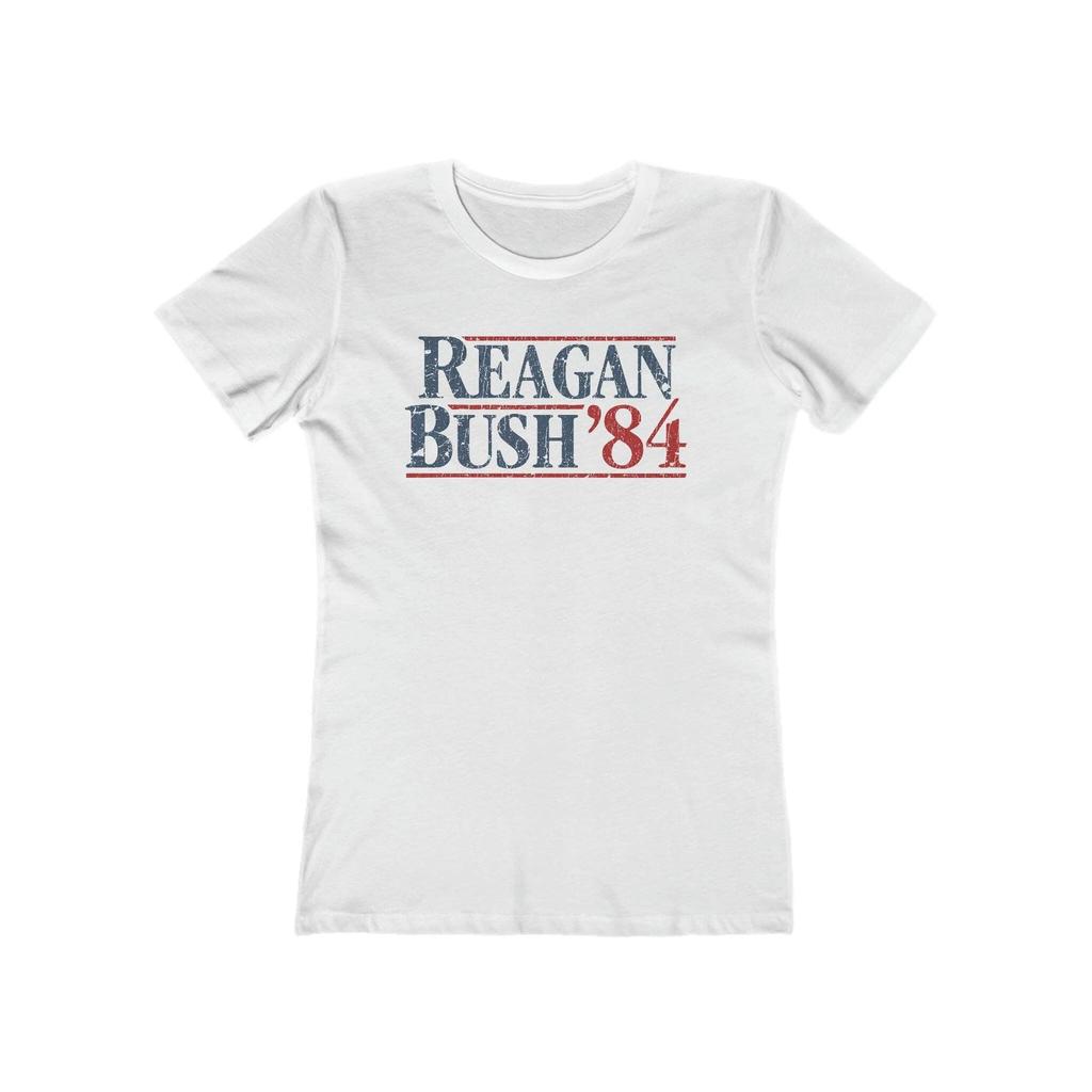 Женская винтажная футболка Reagan Bush 1984
