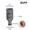 1 шт. 1/2" 3/4" 1" Садовые шланги Быстроразъемные адаптеры -EU BPS Резьбовые фитинги для кранов, распылителей и систем полива
