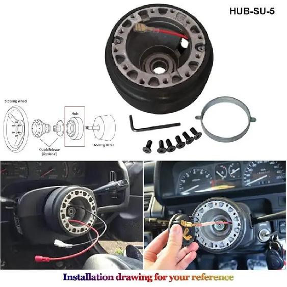 Car Racing Steering Wheel Boss Kit Hub Adapter for Opel Vauxhall Calibra Cavalier Tigra Omega Senator
