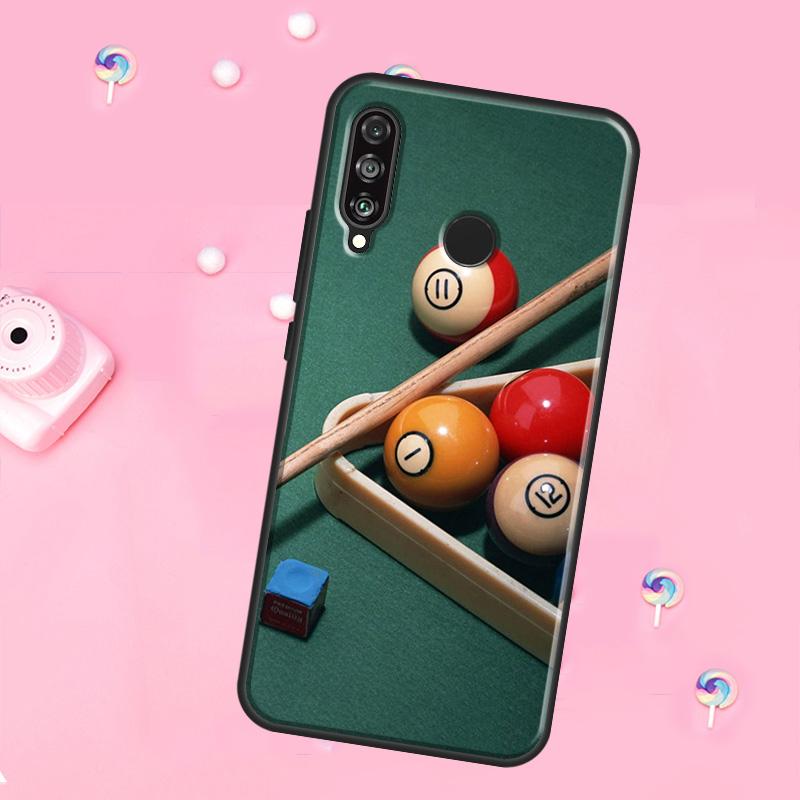Sports billiards For Huawei Nova Y90 Y70 Y60 Y91 Y61 Y73 Y72 12s 12i 11i 8i 9 10 SE P40 Lite P60 P30 Pro Case