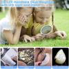 5X/10X Handheld Desk Magnifier with LED Light and Stand USB Powered Illuminated Magnifying Glass