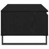 Coffee Table Black Oak Effect 90 x 50 x 36.5 cm Engineered Wood