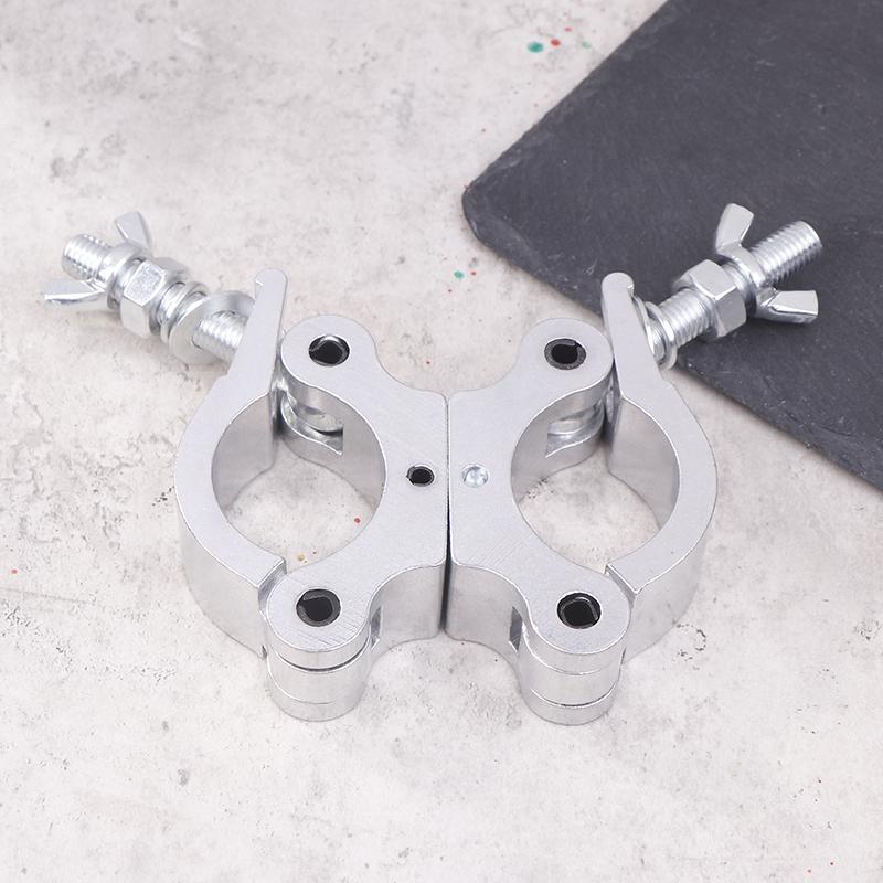 Aluminum Alloy Double Ring Buckle Stage Lights Clamp Clip Bracket 18-21Mm 38-52Mm Light Clamps Quick Release Lamp Hanger Hooks