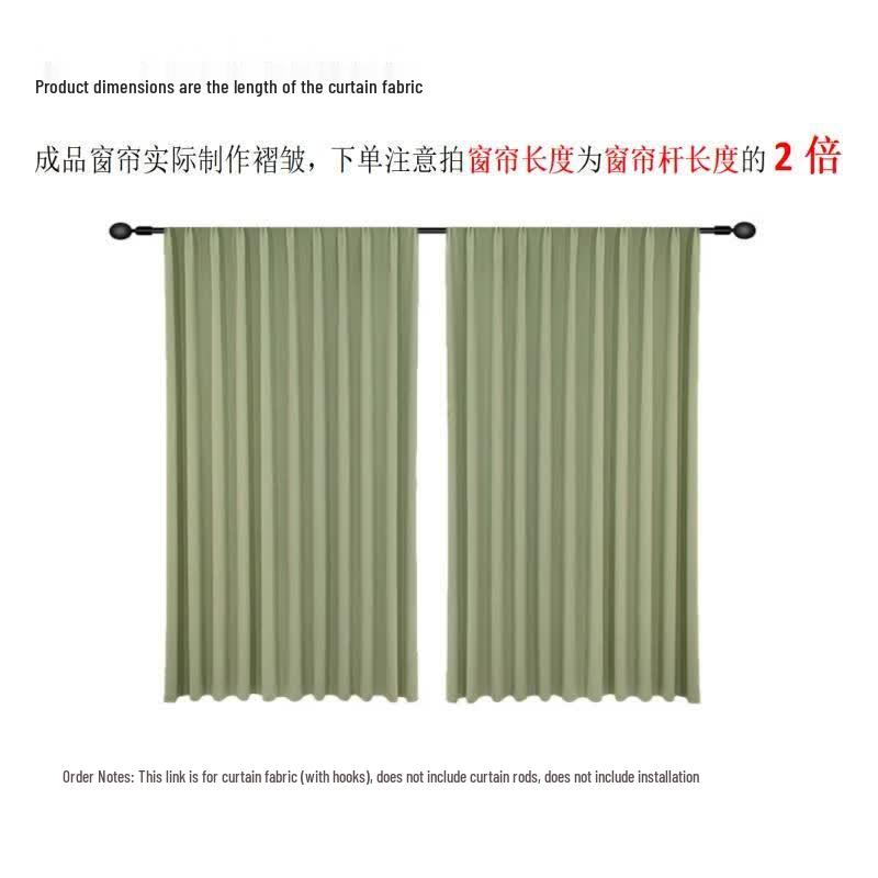 Gureide Cream Style Full Blackout Grommet Curtain