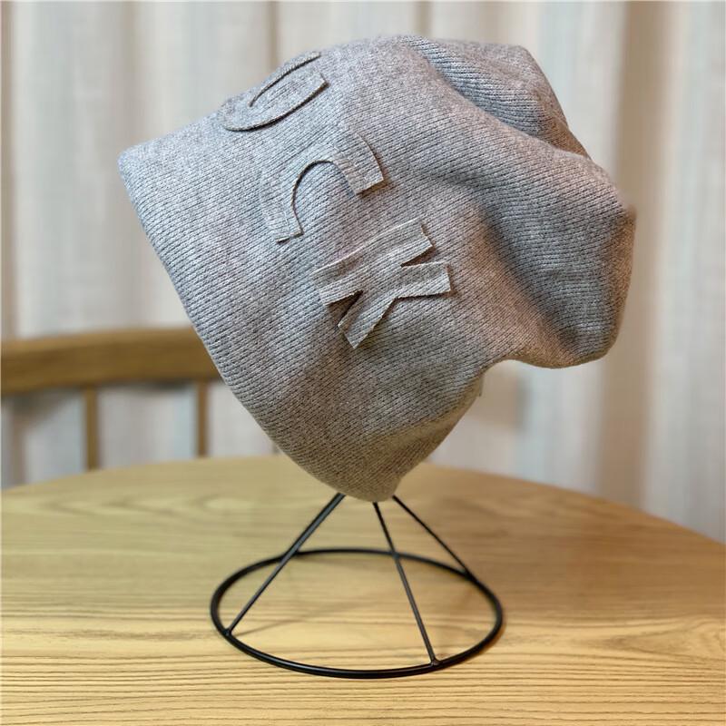 Женская теплая вязаная шапка Junbie с 3D-буквами