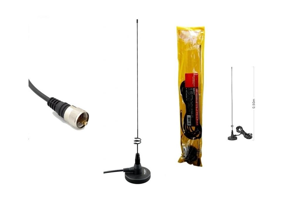 Антенный разъем Daiichi Denpa Kogyo с ромбовидным магнитным креплением MR77, 144/430 МГц, M-тип