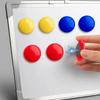 80/6 шт. Цветные круглые магниты на холодильник Сильные магнитные магниты для доски для рисования Магнитные наклейки для дома, офиса, школы, для DIY декора, гвоздики