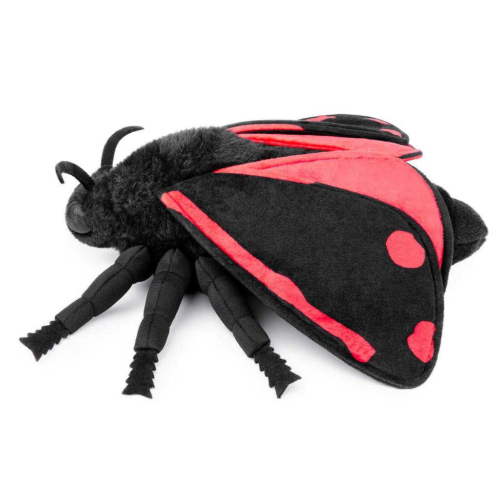 Cinnabar Moths are Moth Silkworm Insect Bug Realistic Plush Toy Mini Stuffed Animal Toy Cute Kids Gift Ornament Decor rare, 25cm…