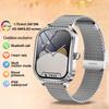 Fashion New Women Smart Watch AMOLED Curved Screen IP68 Waterproof Voice Bluetooth Call Heart Rate Blood Pressure Monitor Health Smartwatch