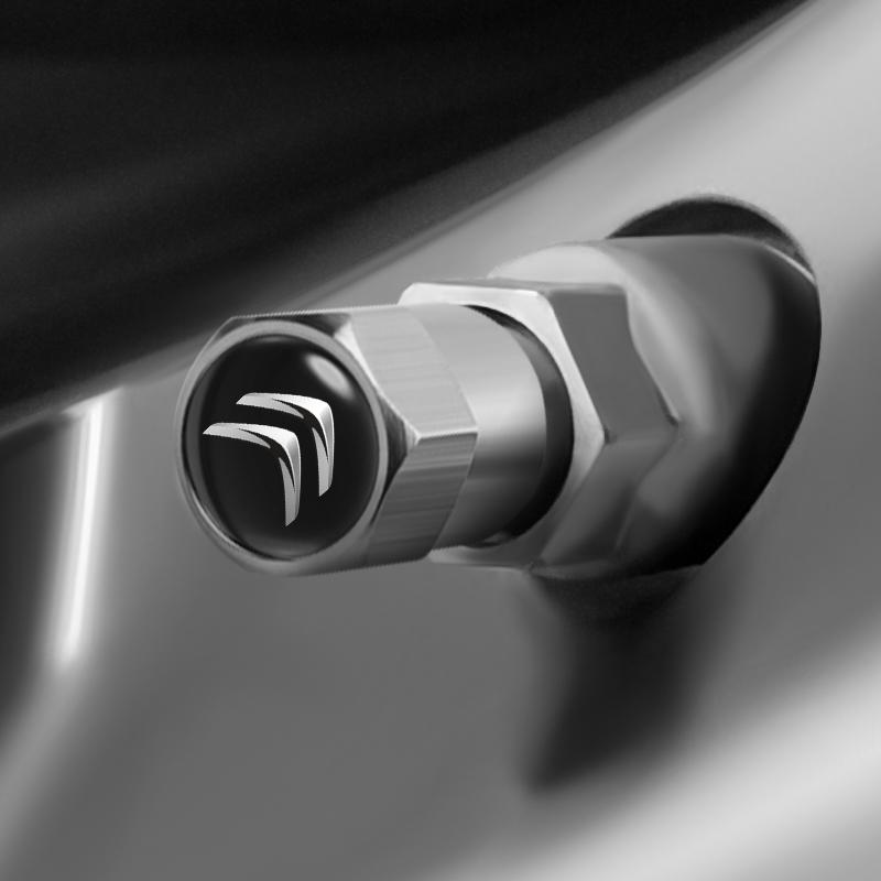 Car Styling 3D Metal Wheel Tire Valve Stem Cap Accessories For Citroen C1 DS3 C2 C3 Vts C4 Saxo C4L C5 C6 C8 Xsara C3-XR Picasso ams236